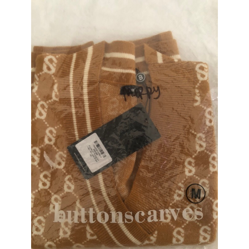 Sweater Vest Benang Jarum/ Buttonscarves Signature monogram vest