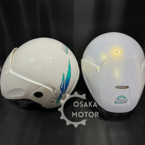 Helm LTD Sports 100% Original Malaysia ISO Putih Susu Putih Mutiara SNI Indonesia