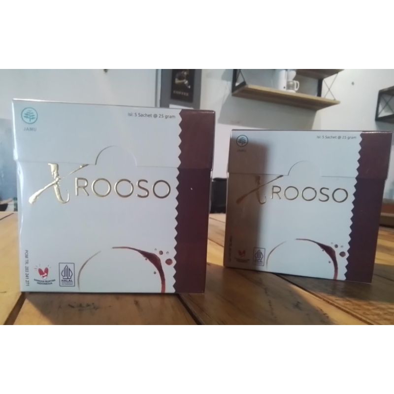 

XROOSO COFFEE KOPI XROOSO HARGA 1 BOX ISI 5 SACHET 100% ORIGINAL