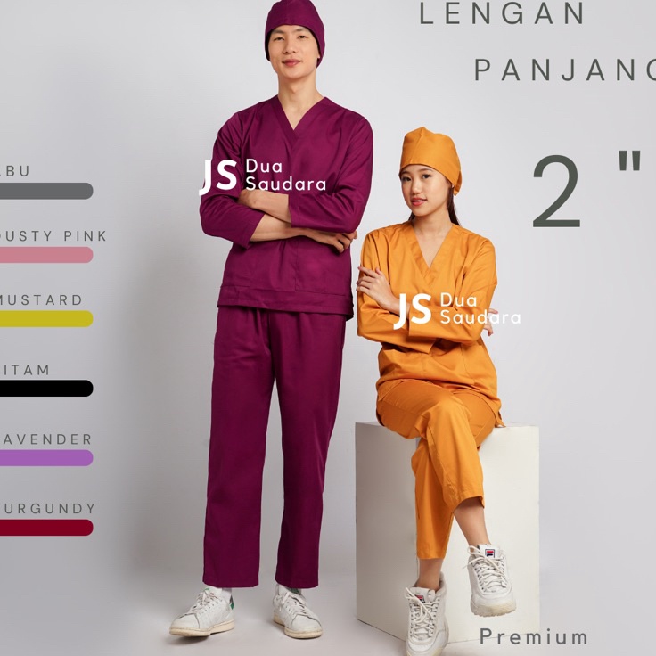 GROSIR LENGAN PANJANG  BAJU OK  BAJU JAMAL  SERAGAM OK BAJU PERAWAT  BAJU JAGA merk DUA SAUDARA