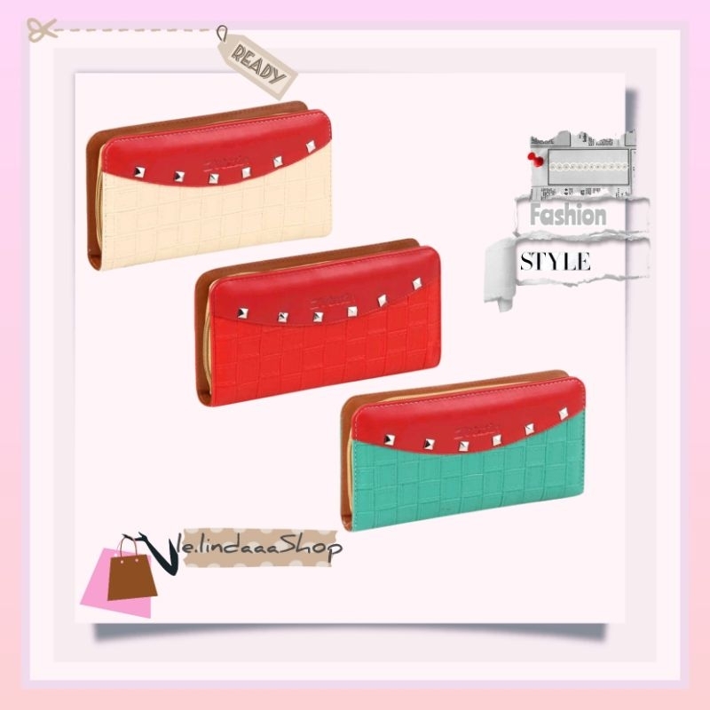 Zeintin - Dompet Panjang Wanita Bahan Dompet Lipat Wanita Sintetis DM