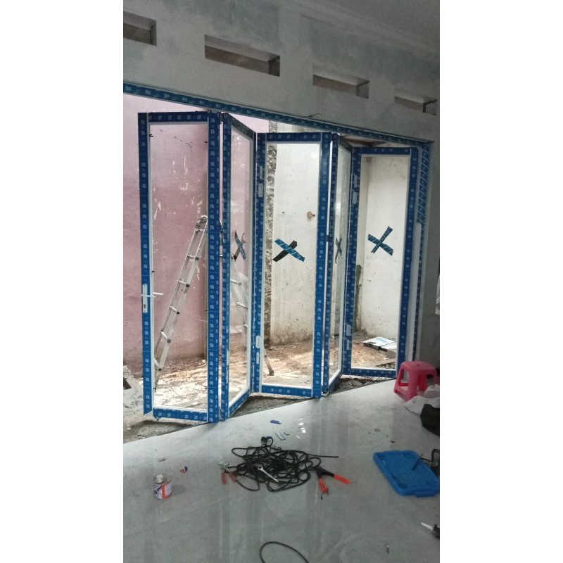 Kusen aluminium pintu rumah