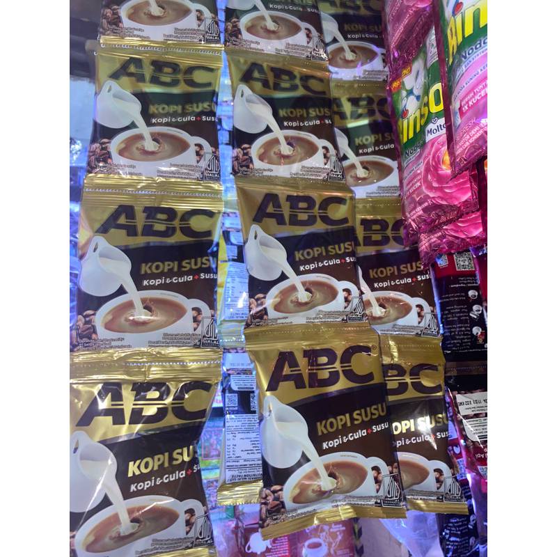 

kopi ABC susu 30 gram isi 10pcs/renceng