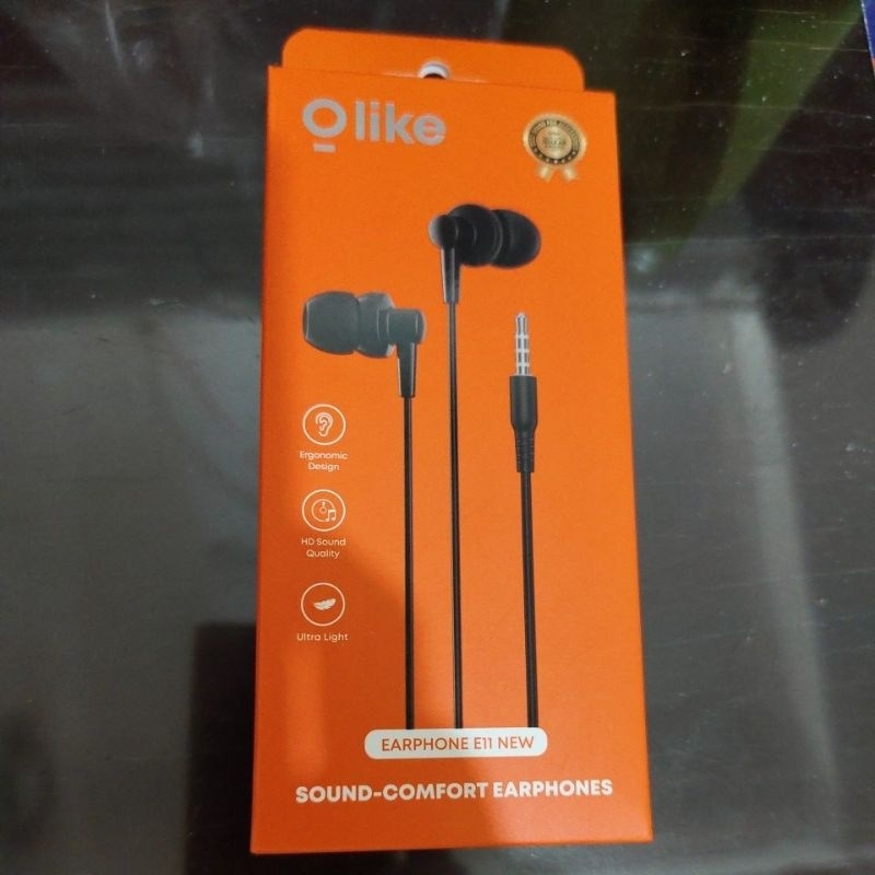 E11 OLIKE EARPHONE BLACK
