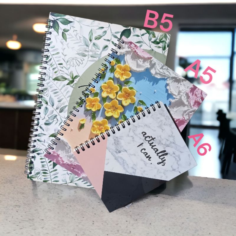 

Buku Tulis Catatan Notebook Ring A5 / Notebook Journal / Buku Catatan Aesthetic Book Jurnal