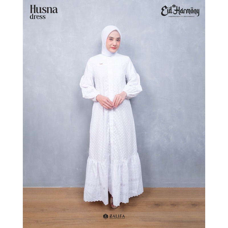HUSNA DRESS ZALIFA EID SERIES RAYA ORIGINAL
