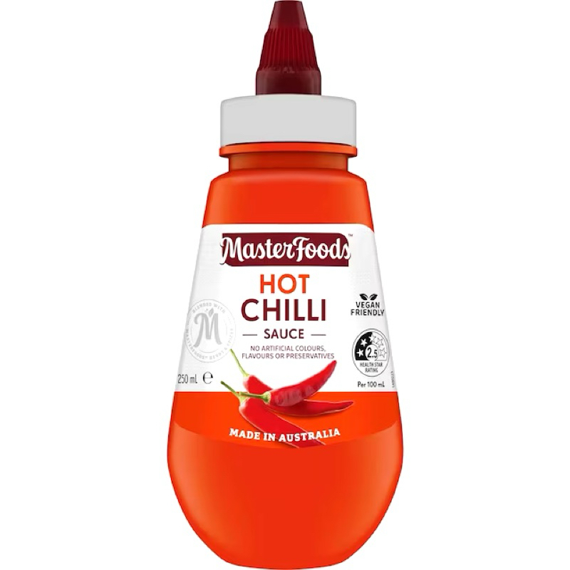 

Masterfoods Hot Chilli Sauce 250ml - Austalia