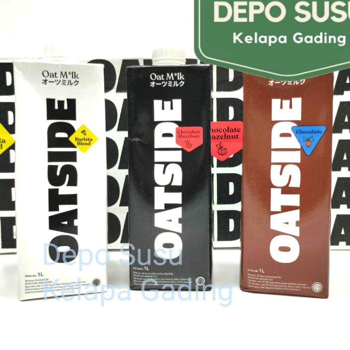 

XG34448 Oatside 1L Barista Chocolate Hazelnut Blend Oat Milk Drink Minuman Oatly