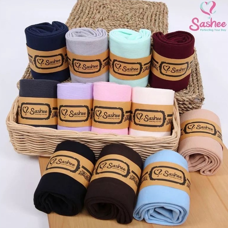 Diskon sekarang 1 PASANG ORIGINAL KAOS KAKI SASHEE JEMPOL POLOS Kaos Kaki Wanita Hijab Muslimah Mura
