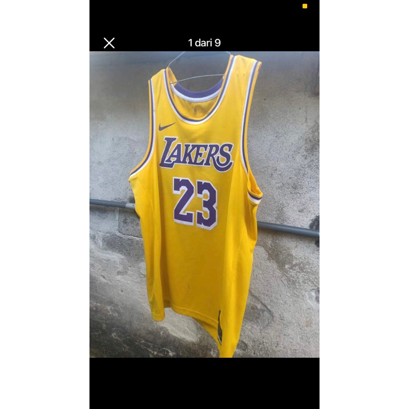 (muraaah) jersey nba lakers lebron james 100% ori, ex Hoops point PIM.