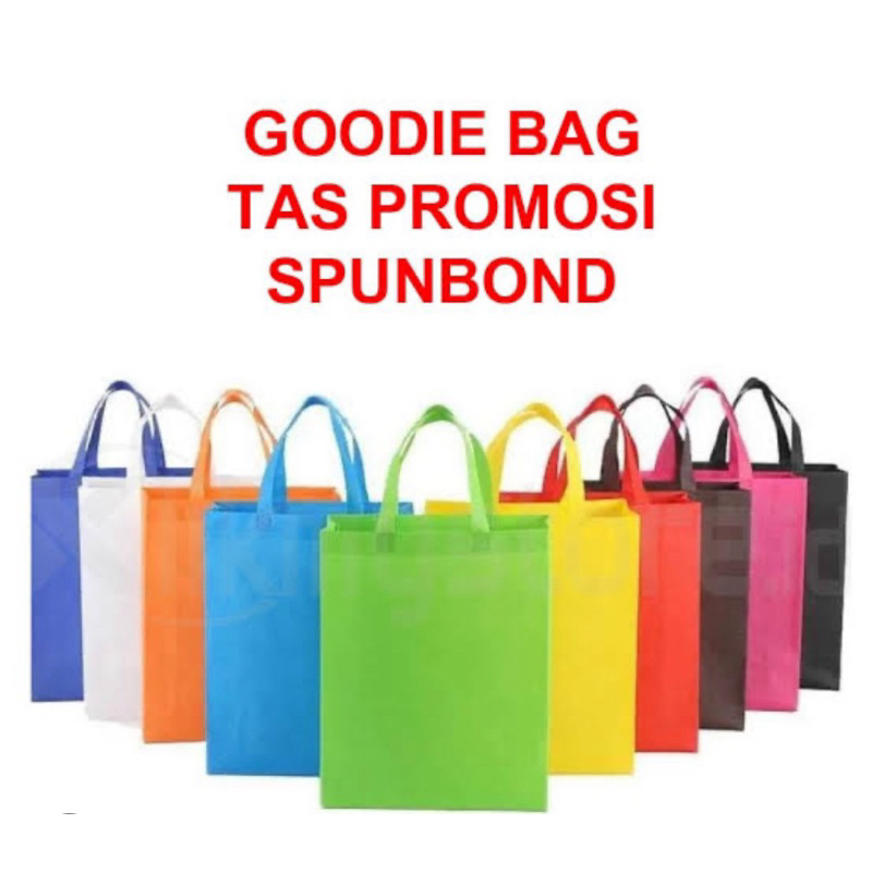 Goodie Bag Spundbond Tas Spunbond Tas Murah Tas Promosi Size 25x35x8