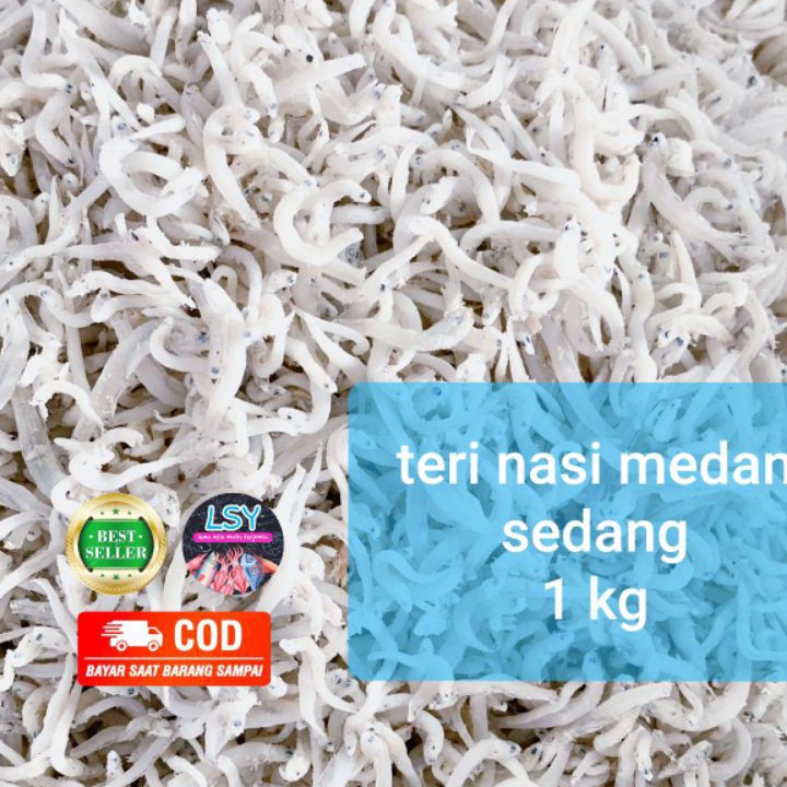 

88 ikan asin teri nasi medan size sedang 1kg