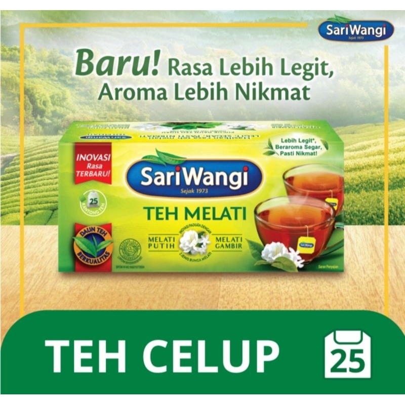 

Sariwangi Teh Melati isi 25's - Teh Celup