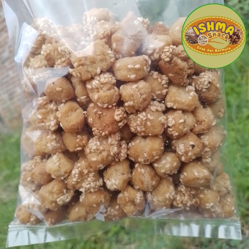 

Onde-onde Wijen Mini 500gr - Kue Ketawa Manis Wijen Garing Renyah Termurah