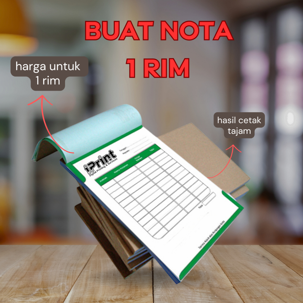 

Nota Kwitansi Bon Faktur Surat Jalan Custom