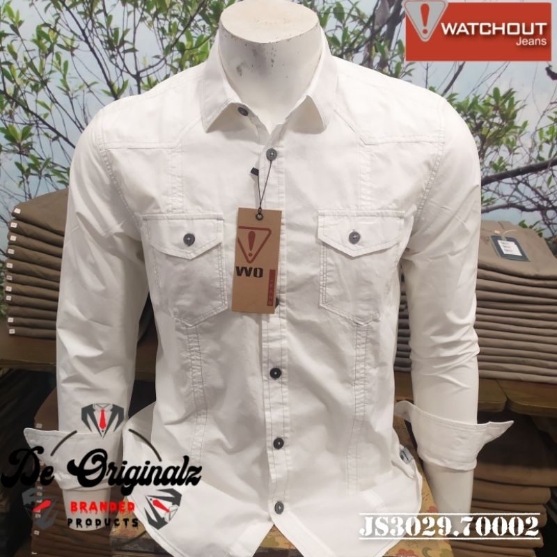 WATCHOUT JEANS Kemeja Pria Lengan Panjang JS3029.70002 Putih