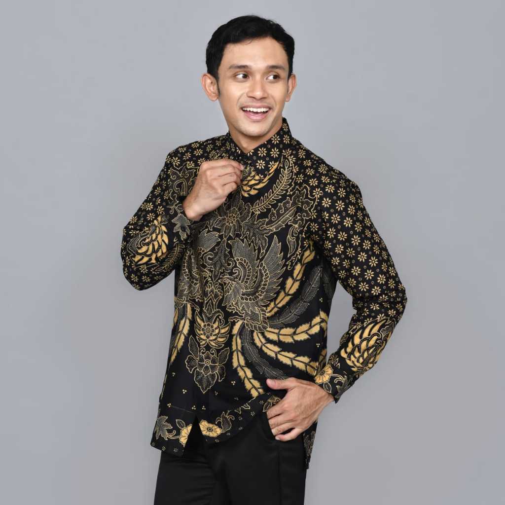 KEMEJA BATIK WK BINTANG JAWA 138 II KEMEJA BATIK FURING II HEM BATIK FURING II PAKAIAN BATIK PRIA