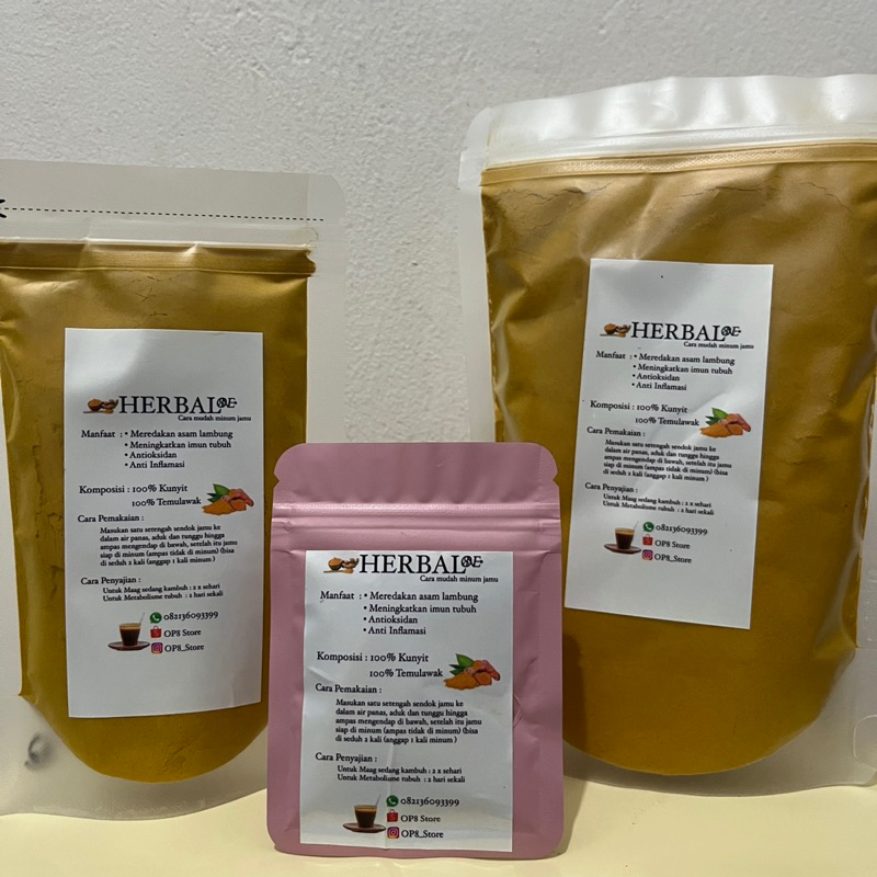 

herbalone // jamu kunyit // jamu temulawak // jamu asam lambung // maag