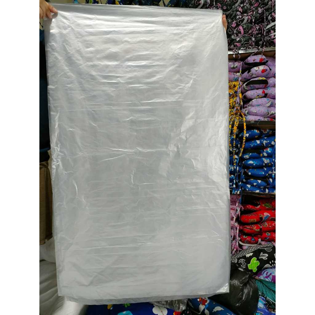 PLASTIK PE UKURAN 60x100CM SATUAN - PLASTIK SERBAGUNA BENING PREMIUM - KANTONG PLASTIK SAMPAH