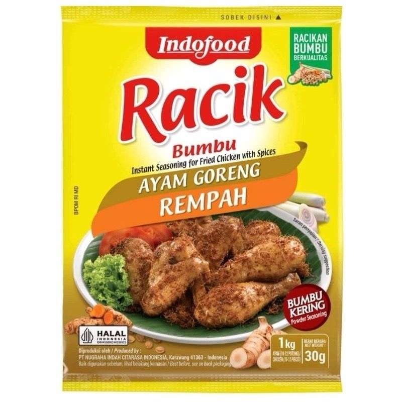 

Promo Racik Bumbu Ayam Goreng Rempah (5.pcs x 30grm)