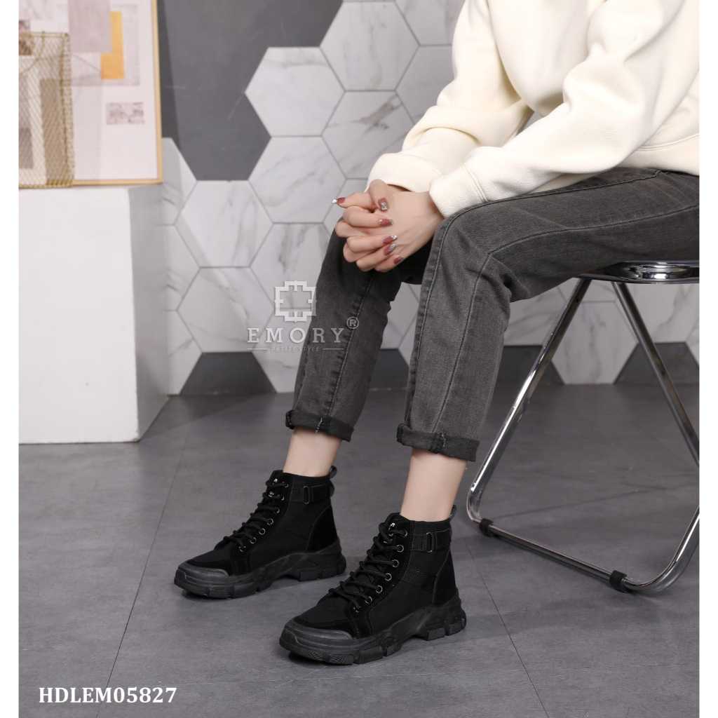 Promo Terbaru Emory Style Fuji Sepatu Boots Wanita Hdlemo 5827 Mb