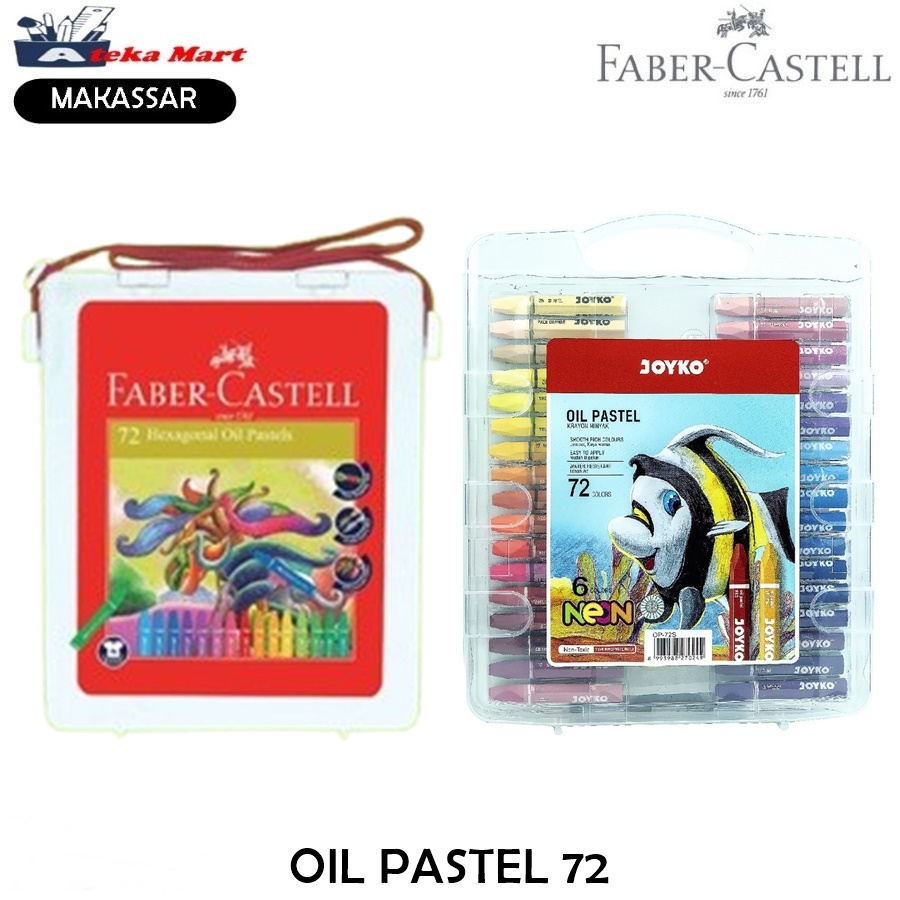 

FABER CASTELL 72 OIL PASTEL JOYKO OP-72S