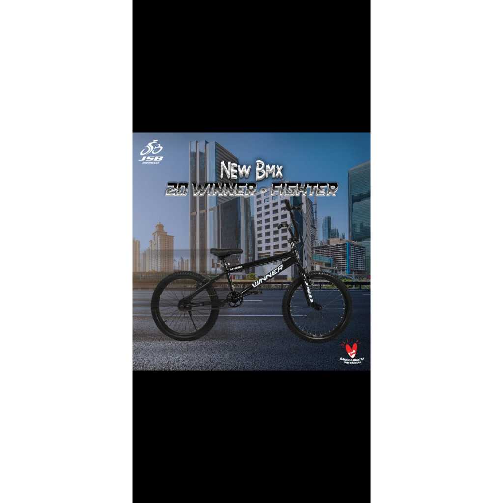 Sepeda BMX Winner Fighter 20 inch Rotor Freestyle