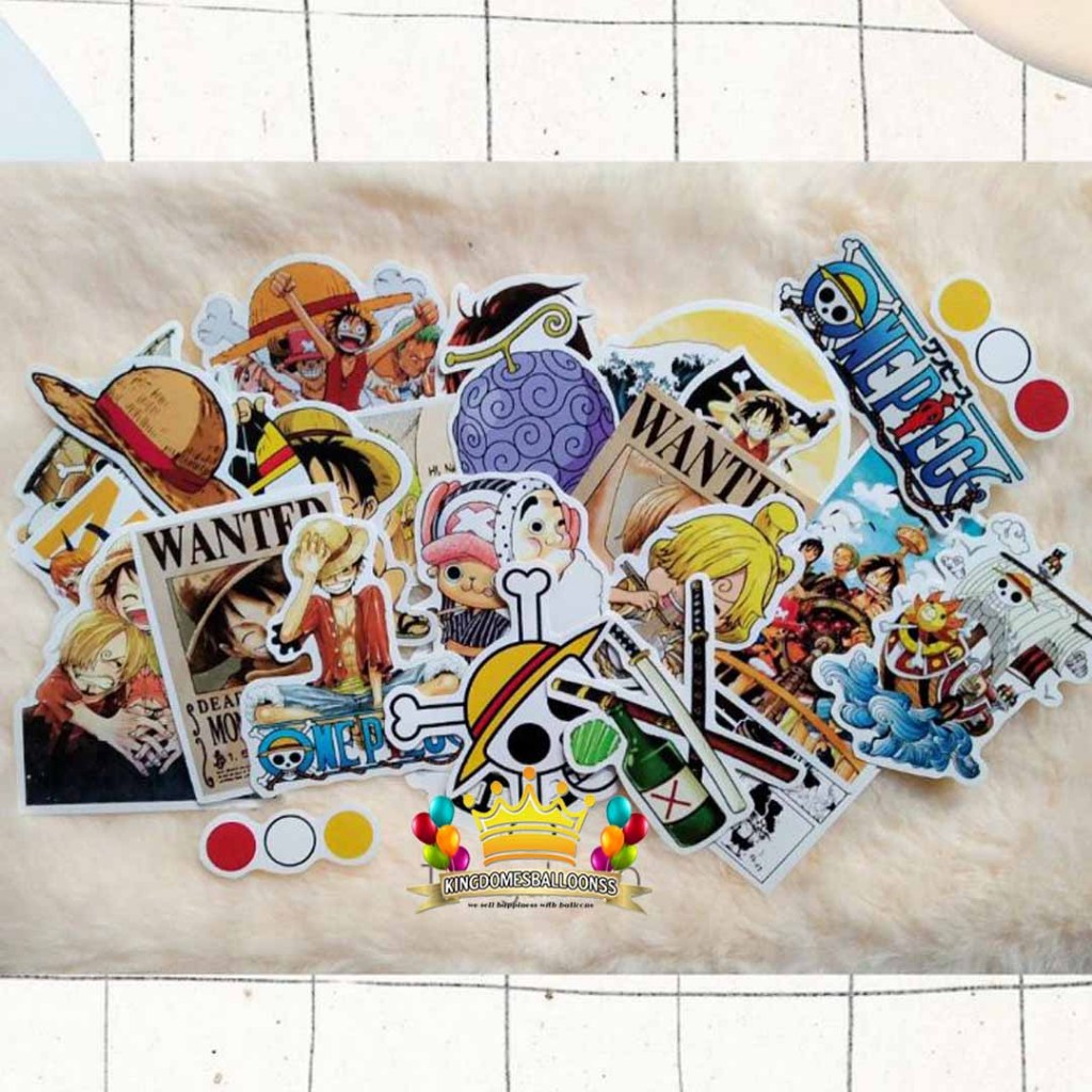 

STIKER / Sticker ONE PIECE MURAH STIKER ANIME [25 PCS] SUDAH CUTTING