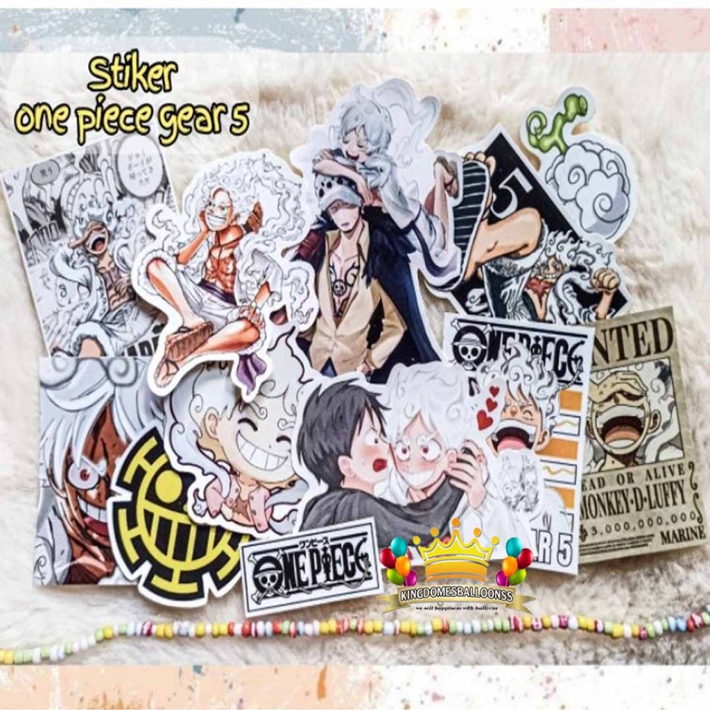 

STIKER ONE PIECE GEAR 5 STIKER ANIME MURAH [25PCS]