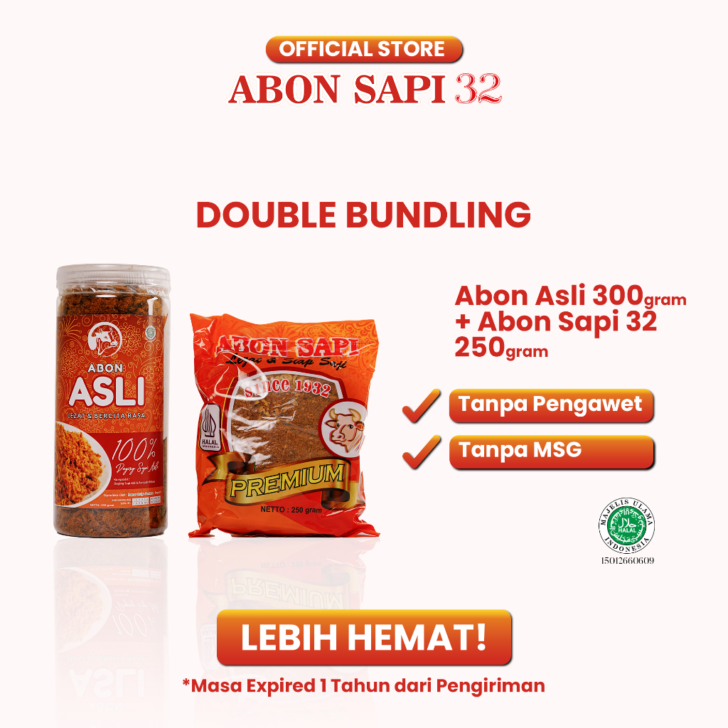 

Paket Bundling ABon 32 250gr & Abon Asli 300gr