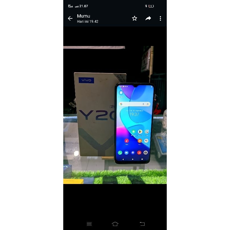 Vivo y20 4GB/64GB FULSET SECOND