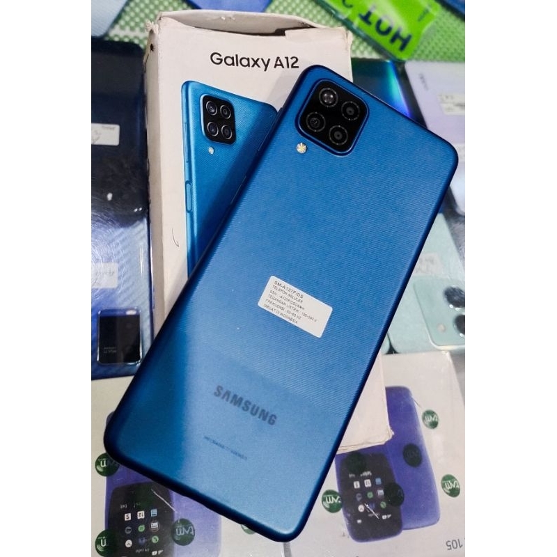 Samsung A12 ram 6/128gb blue