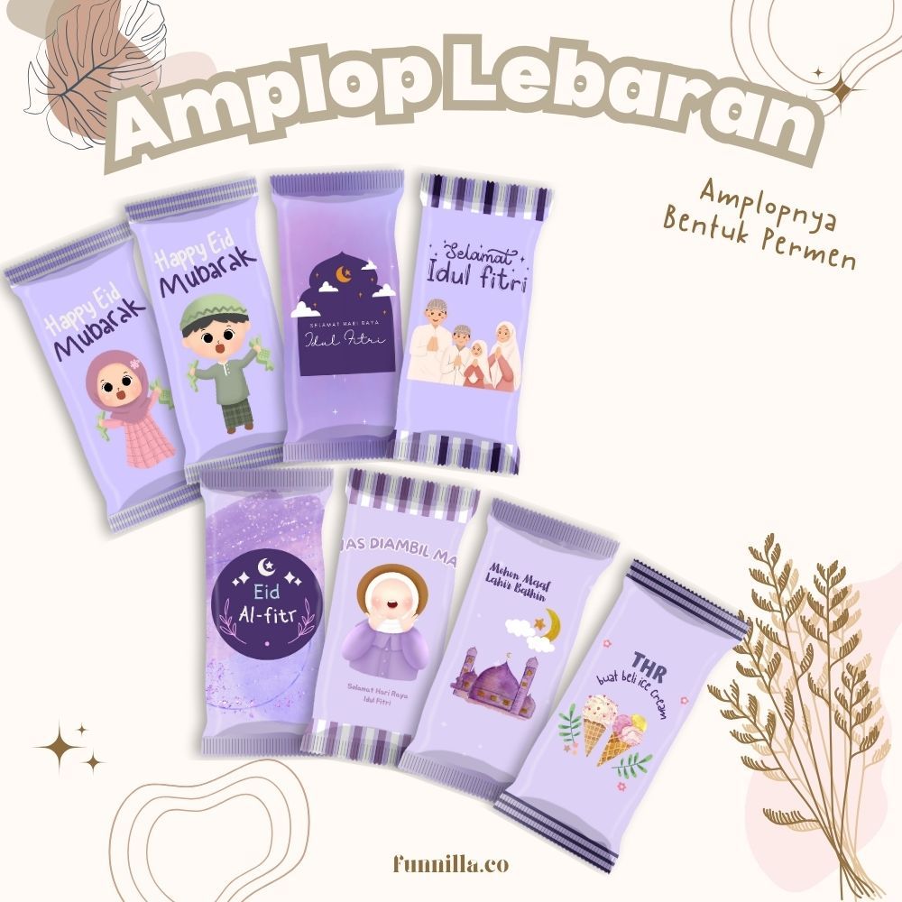 

FUNNILLA.CO | AMPLOP LEBARAN | ANGPAU | AMPLOP IDULFITRI | AMPLOP SERIES white | AMPLOP CANDY