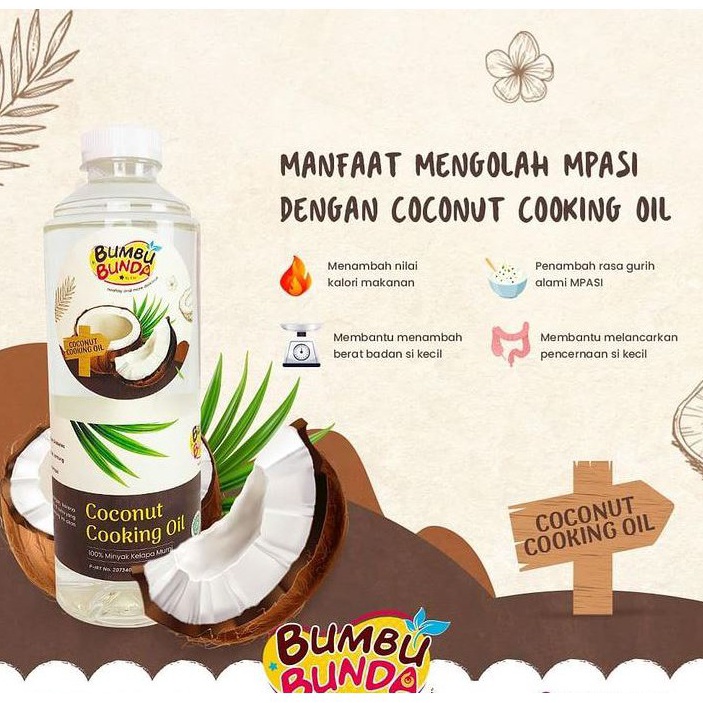 

Cuci gudang COCONUT COOKING OIL Bumbu Bunda Minyak Goreng Kelapa Murni MPASI Slow Cooker