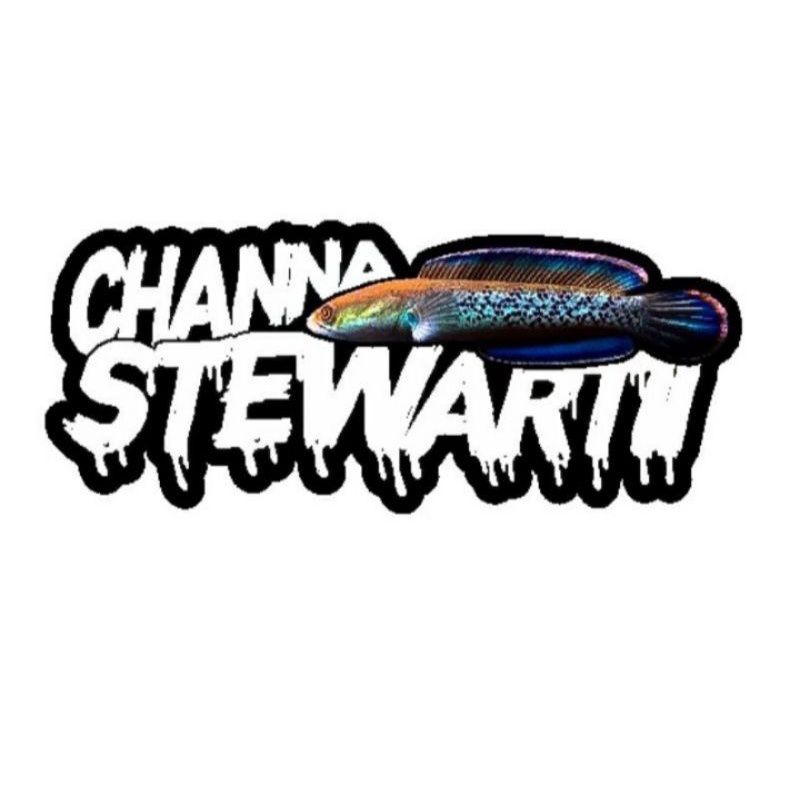 

Stiker Channa stewarti#7-9cm