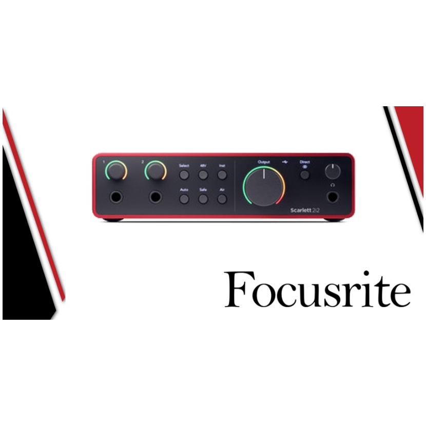 Focusrite Scarlett 2i2 4TH USB AUDIO INTERFACE SOUNDCARD NEW ORIGINAL