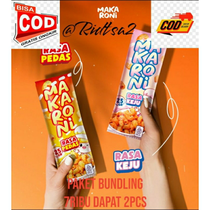 

Paket Hemat Bundling 2 Makaroni 25gram/pcs