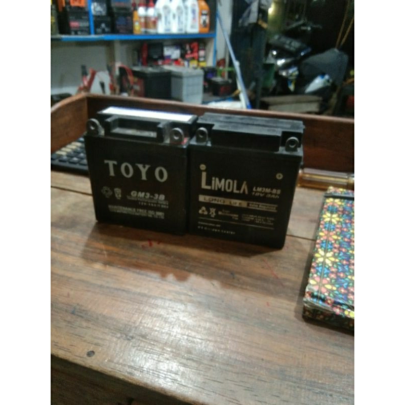 aki bekas/seken  motor rx king ,ninja r