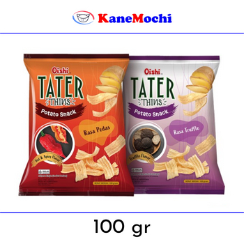 Oishi Tater Thins rasa Truffle & Pedas 100gr