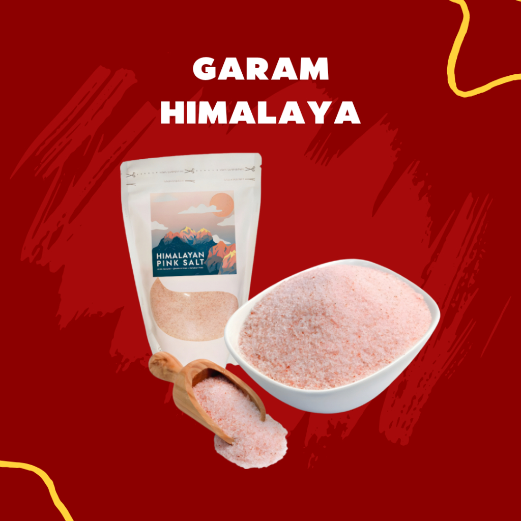 

Garam himalaya / garam pink salt original kemasan kiloan