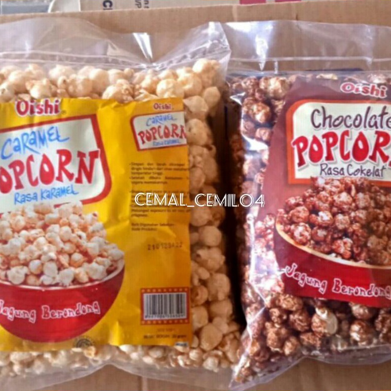 

TERBARU OISHI POPCORN 2GR MENTEGA BELGIA DAN KEJU POPCORN CARAMEL POPCORN COKLAT