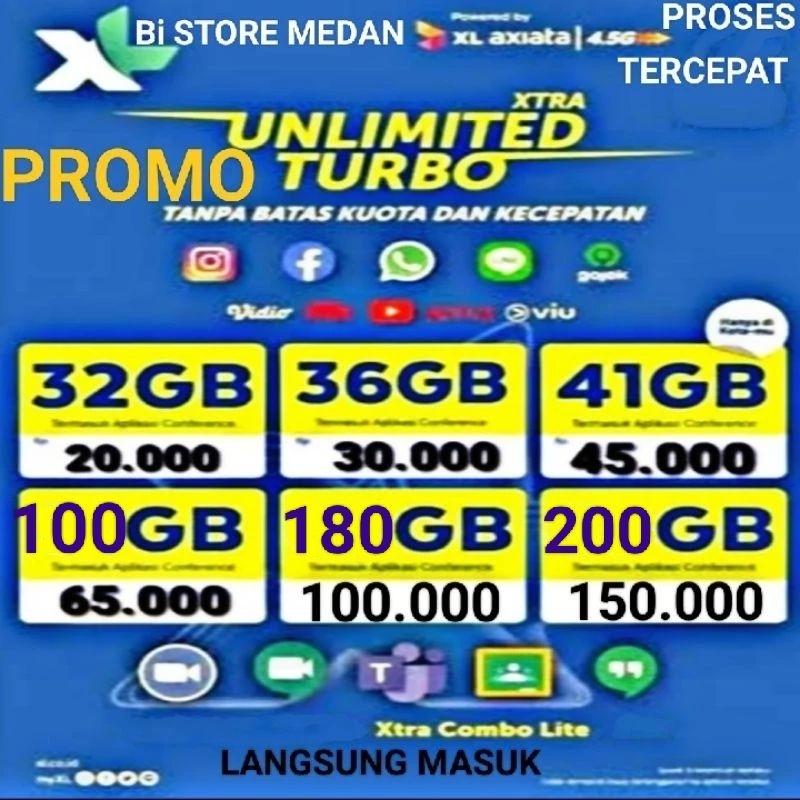 PAKET DATA XL XTRA COMBO/JUMBO/COMBO VIP/COMBO FLEX PLUS/COMBO FLEX VIP