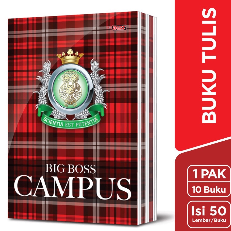 

MEGA SALE BigBoss Campus Buku Tulis 5 Lembar BBO EB 5 CAM
