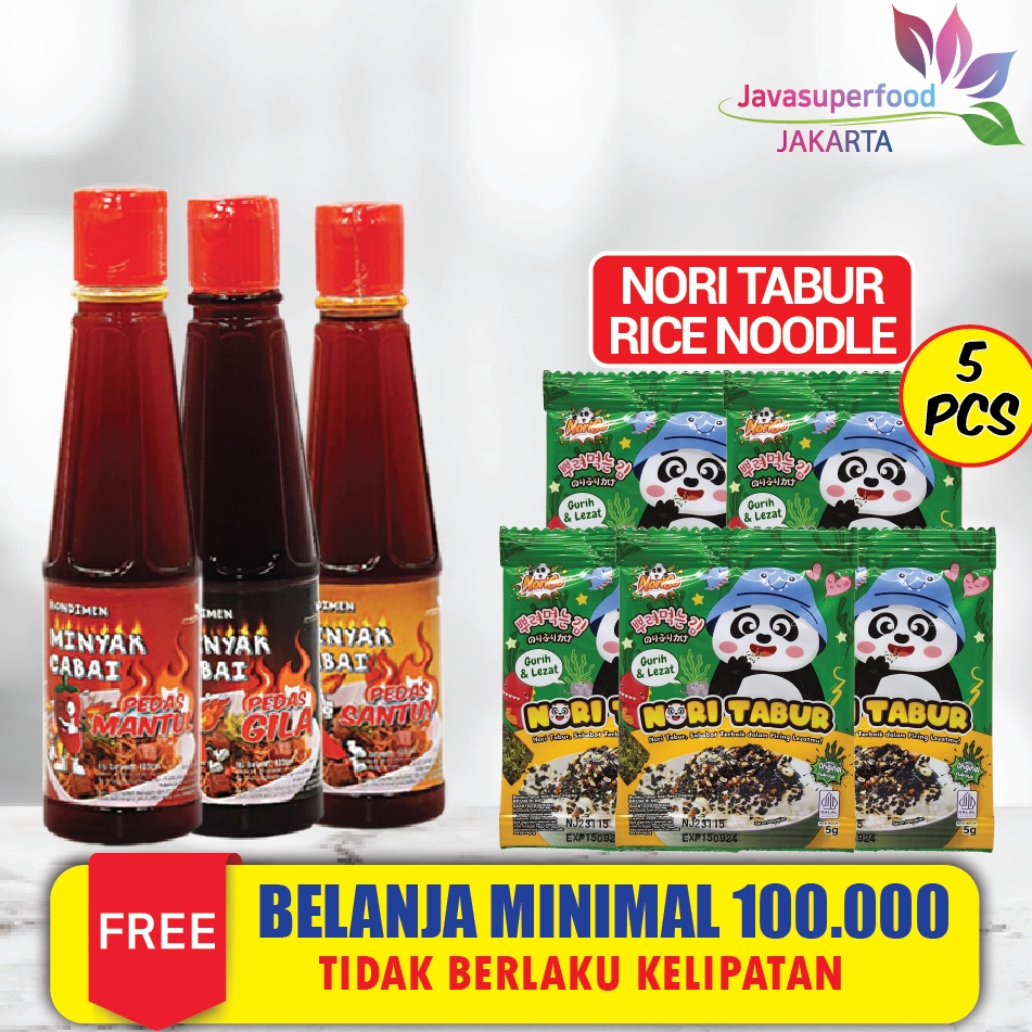 

FLASH SALE KONDIMEN MINYAK CABAI SPICY MINYAK CABE PEDAS CHILI OIL 135 ML
