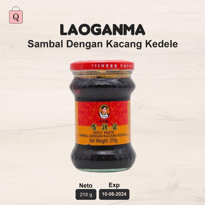 

Laoganma Spicy Bean Chili 210 gram - Sambal Dengan Kacang Kedelai