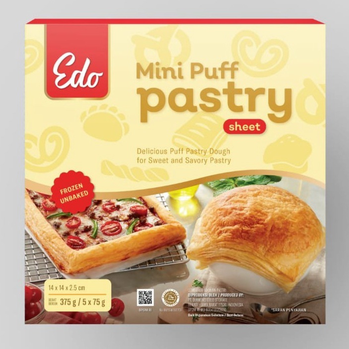 

ORIGINAL Edo Mini Puff Pastry Sheet 375gr