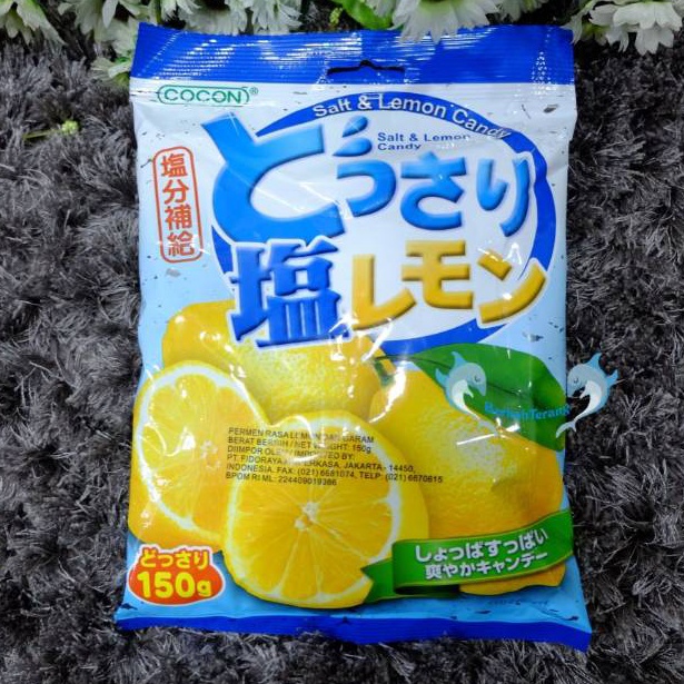 

COD TERMURAH Cocon Salt And Lemon Candy 15gr Malaysia Permen rasa Lemon