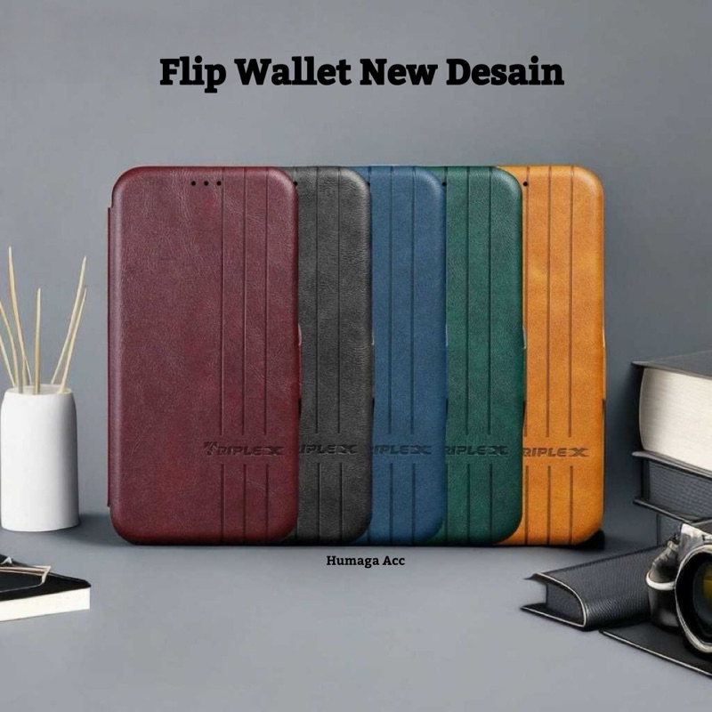 NEW Flip Case REALME C2 C3 C11 C12 C15 C17 C20 C21 C21Y C25 C51 C53 C55 Leather Flip Case Magnet Wal