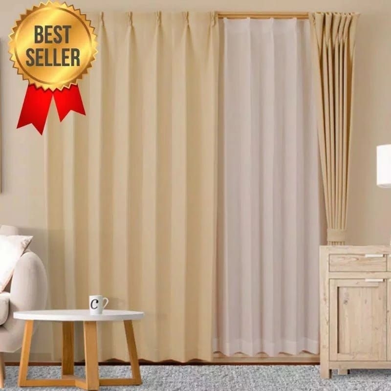 gorden plisket clasik gorden kawat s gorden jendela gorden blackout polos