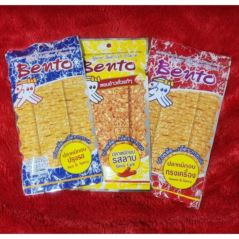 

Snack Cumi Juhi Bento Squid ori Thailand - 18gr